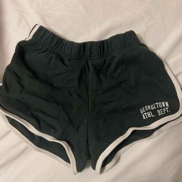 Georgetown dark green brandy melville lounge shorts - Picture 2 of 7